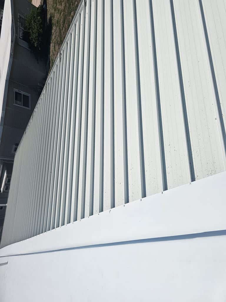 TPO flash additions not covered with roof system.